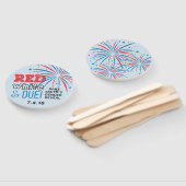 7月4日テーマのファンによるベビー・ジェンダーの発表 ハンドファン (組立なし)