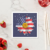 7月4日デイジー スタンダードカクテルナプキン (インサイチュ)