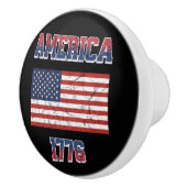 7月4日デザイン セラミックノブ (右)