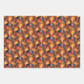 7月4日トランプ花火主席へカラフル向け ラッピングペーパーシート (正面3)