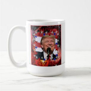 7月4日トランプ コーヒーマグカップ