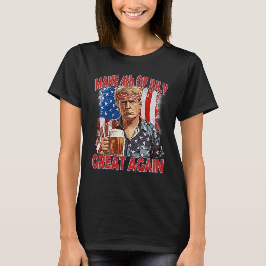7月4日トランプ Tシャツ (正面)