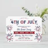 7月4日トレンディー独立記念日パーティー 招待状 (スタンド正面)
