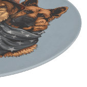 7月4日ドイツの羊飼い犬 カッティングボード (角)