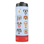 7月4日ドッグ顔 タンブラー (正面)