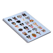 7月4日ドッグ顔 ノートブック (右側)