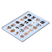 7月4日ドッグ顔 ノートブック (左側)