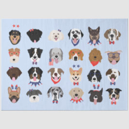 7月4日ドッグ顔 薄葉紙