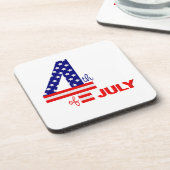 7月4日ドリンクコースター コースター (左側)