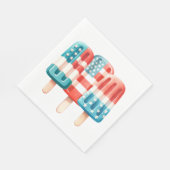 7月4日ナプキンズ – 独立記念日 – 4th スタンダードランチョンナプキン (角)
