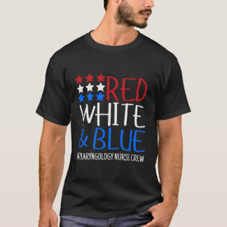 7月4日ナース耳鼻咽喉科クルーUsa Patrioti Tシャツ