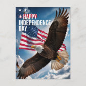 7月4日ハッピーインディペンデンスデイ・グリーティング シーズンポストカード (正面)