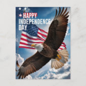 7月4日ハッピーインディペンデンスデイ・グリーティング ポストカード (正面)