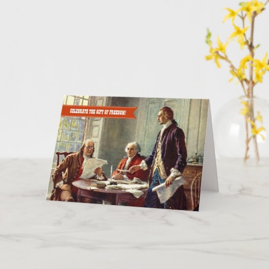 7月4日ハッピーファインアートカスタムカード カード (黄色い花)