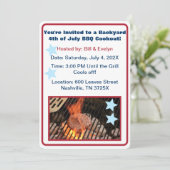 7月4日ハンバーベキュー 招待状 (スタンド正面)