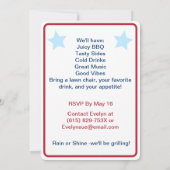 7月4日ハンバーベキュー 招待状 (裏面)