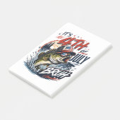 7月4日バス釣り大暴れ ポストイット (アングル)
