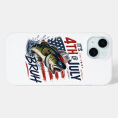 7月4日バス・ブルートフィッシング Case-Mate iPhoneケース (裏面 (横))