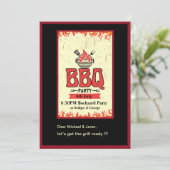 7月4日バックヤードbbqパーティー 招待状 (スタンド正面)