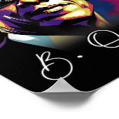 7月4日バラク・オバマ大統領ポートレート・パトリオ ポスター (角)