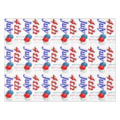 7月4日バルーン テーブルクロス (正面(横))