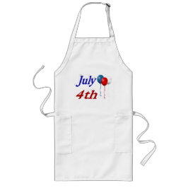 7月4日バルーン ロングエプロン