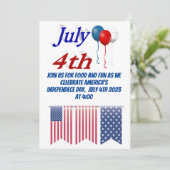 7月4日バルーン 招待状 (スタンド正面)