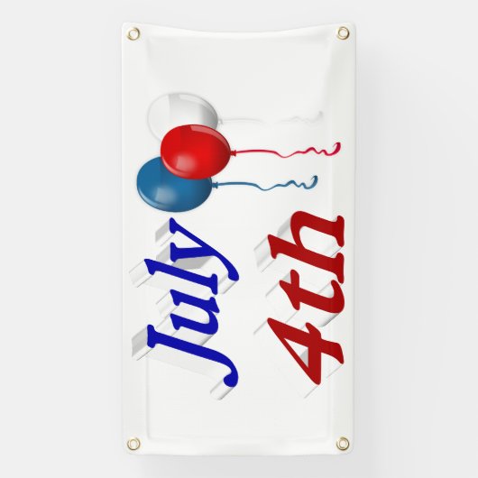 7月4日バルーン 横断幕 (縦)