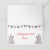 7月4日バンティン·アンド·フィレクラッカーズ プレイスカード (外部開封)