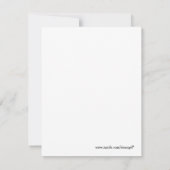 7月4日バーベキューの招待 招待状 (裏面)