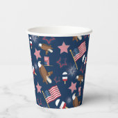 7月4日パターン 紙コップ (裏面)