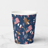 7月4日パターン 紙コップ (右)