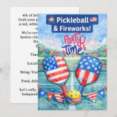 7月4日パックボールパーティーのご招待 招待状 (正面/裏面)