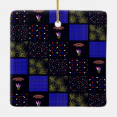 7月4日パッチワークパターン – 7月4日 セラミックオーナメント (裏面)