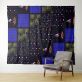 7月4日パッチワークパターン – 7月4日 タペストリー (インサイチュ(横))