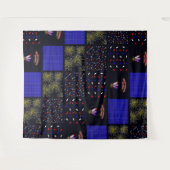 7月4日パッチワークパターン – 7月4日 タペストリー (正面(横))