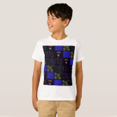 7月4日パッチワークパターン – 7月4日 Tシャツ (正面フル)