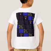 7月4日パッチワークパターン – 7月4日 Tシャツ (裏面)
