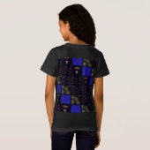7月4日パッチワークパターン – 7月4日 Tシャツ (裏面フル)