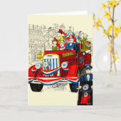 7月4日パレード カード (黄色い花)