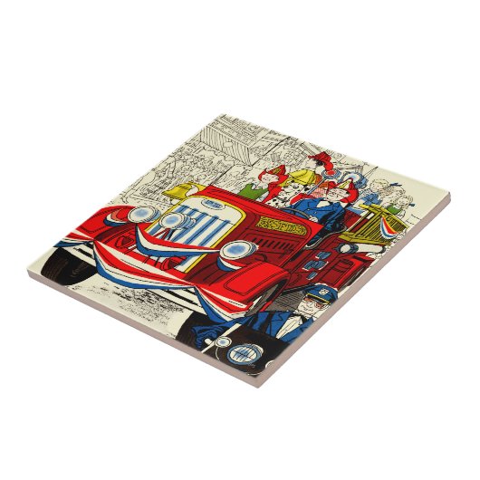 7月4日パレード タイル (側面)