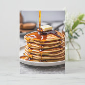 7月4日パンケーキ朝食の招待状 招待状 (スタンド正面)