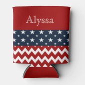 7月4日パーソナライズされた缶保有者 缶クーラー (正面)