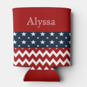 7月4日パーソナライズされた缶保有者 缶クーラー (裏面)