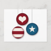 7月4日パーティの招待状はがき インビテーションポストカード (正面)