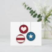 7月4日パーティの招待状はがき インビテーションポストカード (スタンド正面)