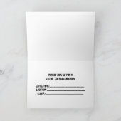 7月4日パーティの招待状サングラス 招待状 (内部)