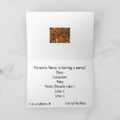 7月4日パーティの招待状テンプレート 招待状 (内部)