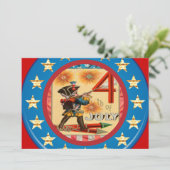 7月4日パーティの招待状 招待状 (スタンド正面)