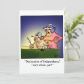 7月4日パーティの招待状 招待状 (スタンド正面)